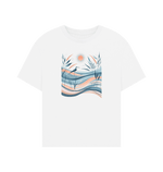 Dancing Fields Women's Oversized Organic T-Shirt - Loom & Sprout