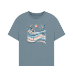 Dancing Fields Women's Oversized Organic T-Shirt - Loom & Sprout