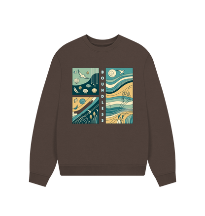 Chocolate Printed Sweater