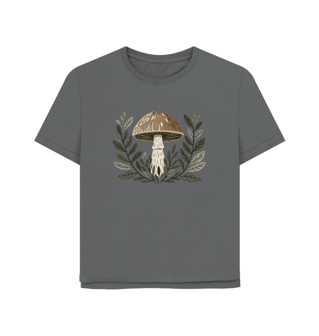 Slate Grey Printed T-shirt