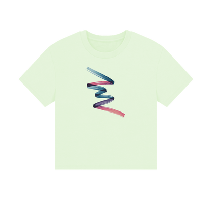 Pastel Green Printed T-shirt