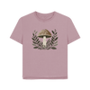 Earth's Umbrella Women's Relax Fit Organic T-shirt - Mauve