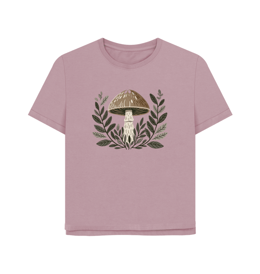 Earth's Umbrella Women's Relax Fit Organic T-shirt - Loom & Sprout