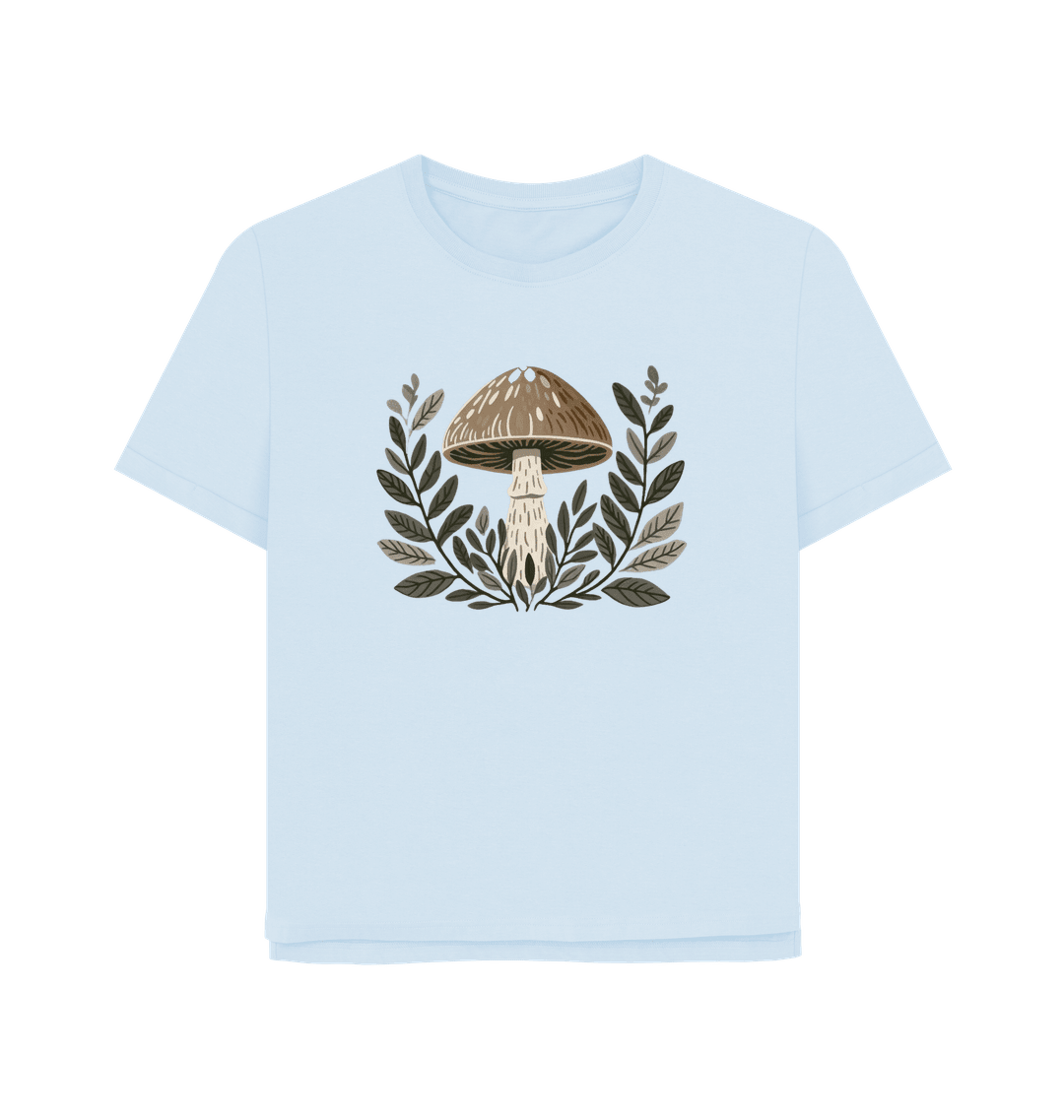 Earth's Umbrella Women's Relax Fit Organic T-shirt - Loom & Sprout