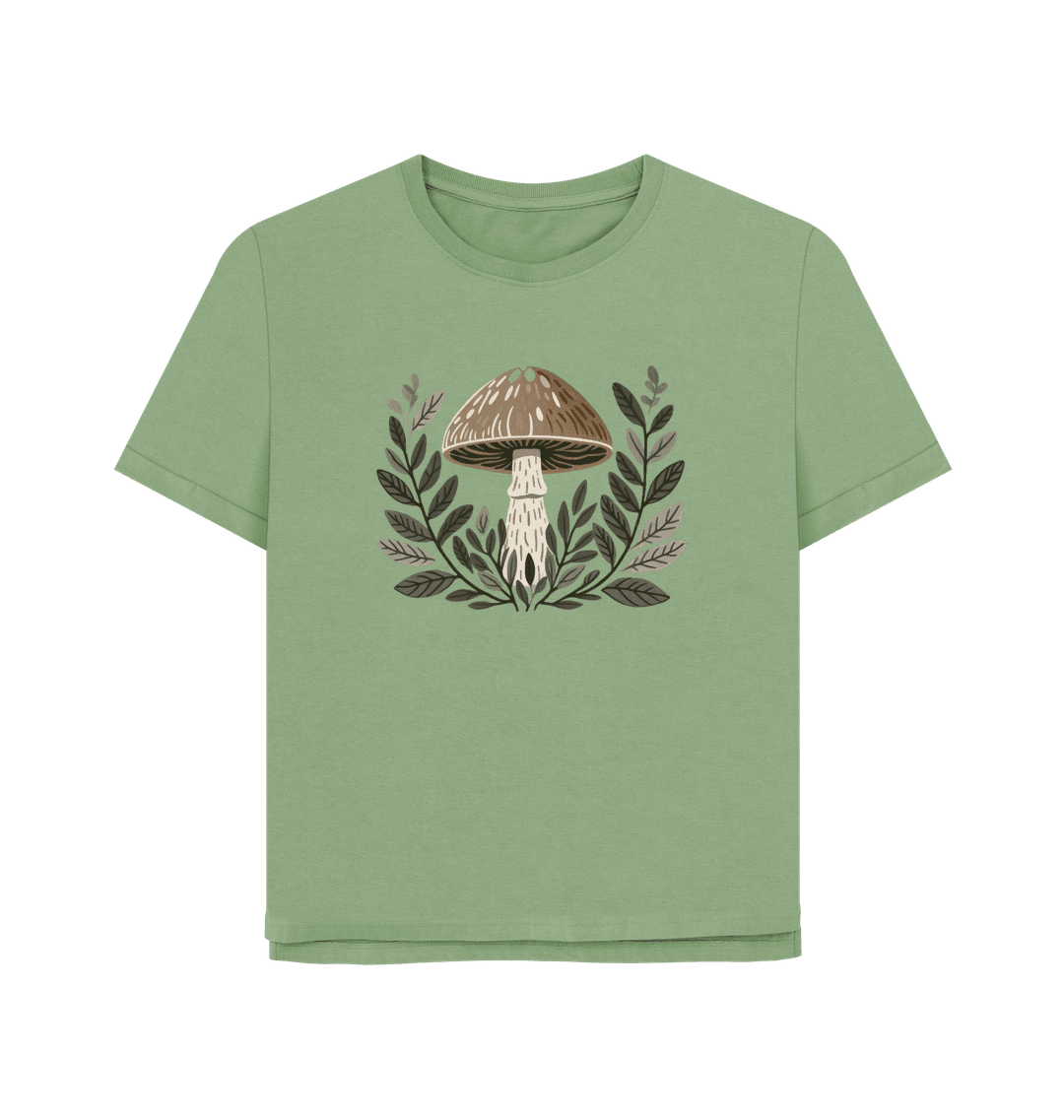 Earth's Umbrella Women's Relax Fit Organic T-shirt - Loom & Sprout
