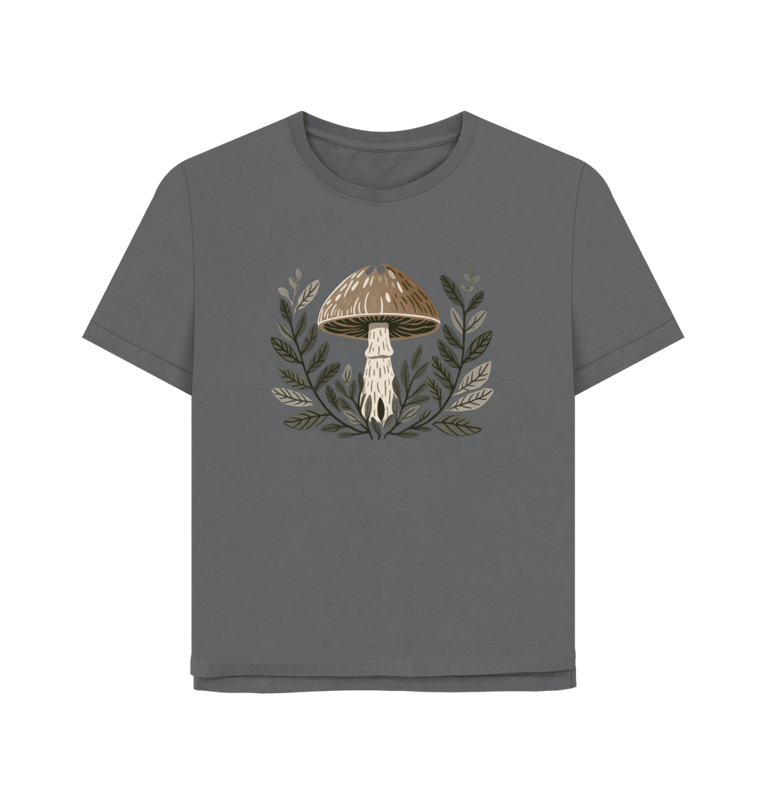 Earth's Umbrella Women's Relax Fit Organic T-shirt - Loom & Sprout
