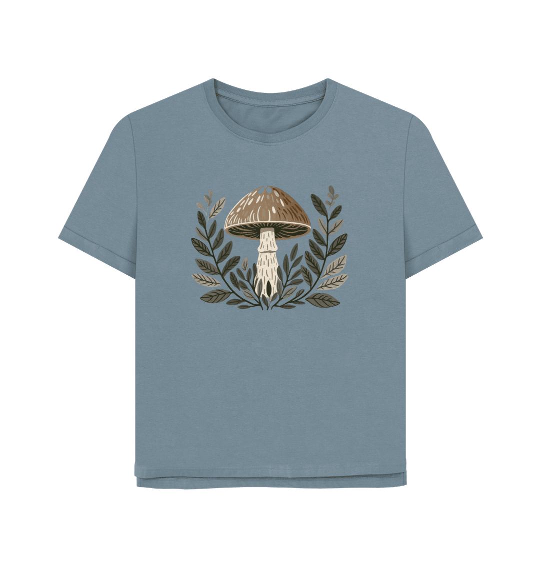 Earth's Umbrella Women's Relax Fit Organic T-shirt - Loom & Sprout