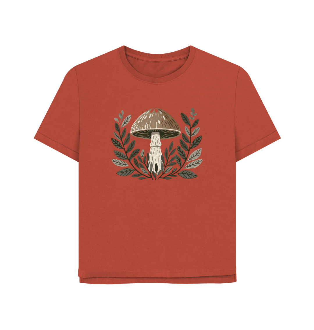 Earth's Umbrella Women's Relax Fit Organic T-shirt - Loom & Sprout