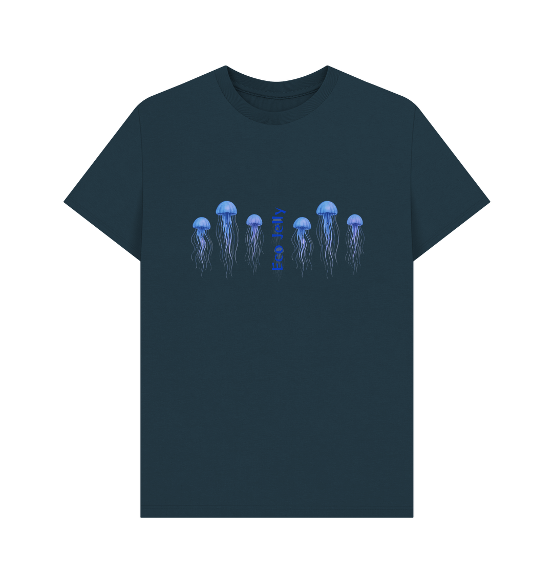Denim Blue Printed T-shirt
