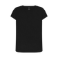 Black Recycled Printed T-Shirt Front