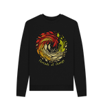 Black Printed Sweater