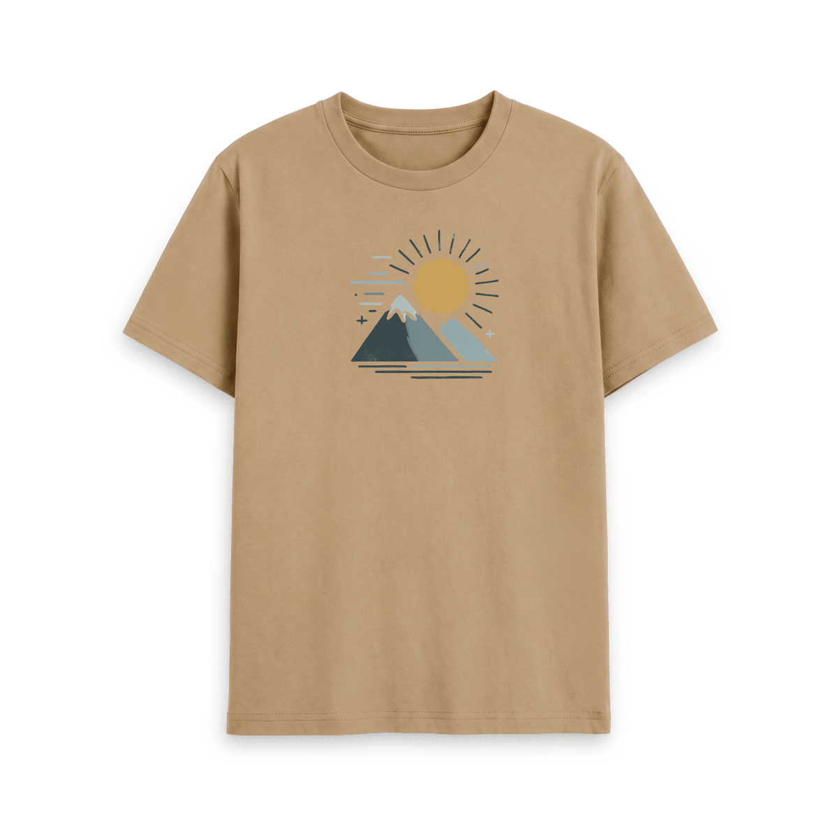 Sand Printed T-shirt Front
