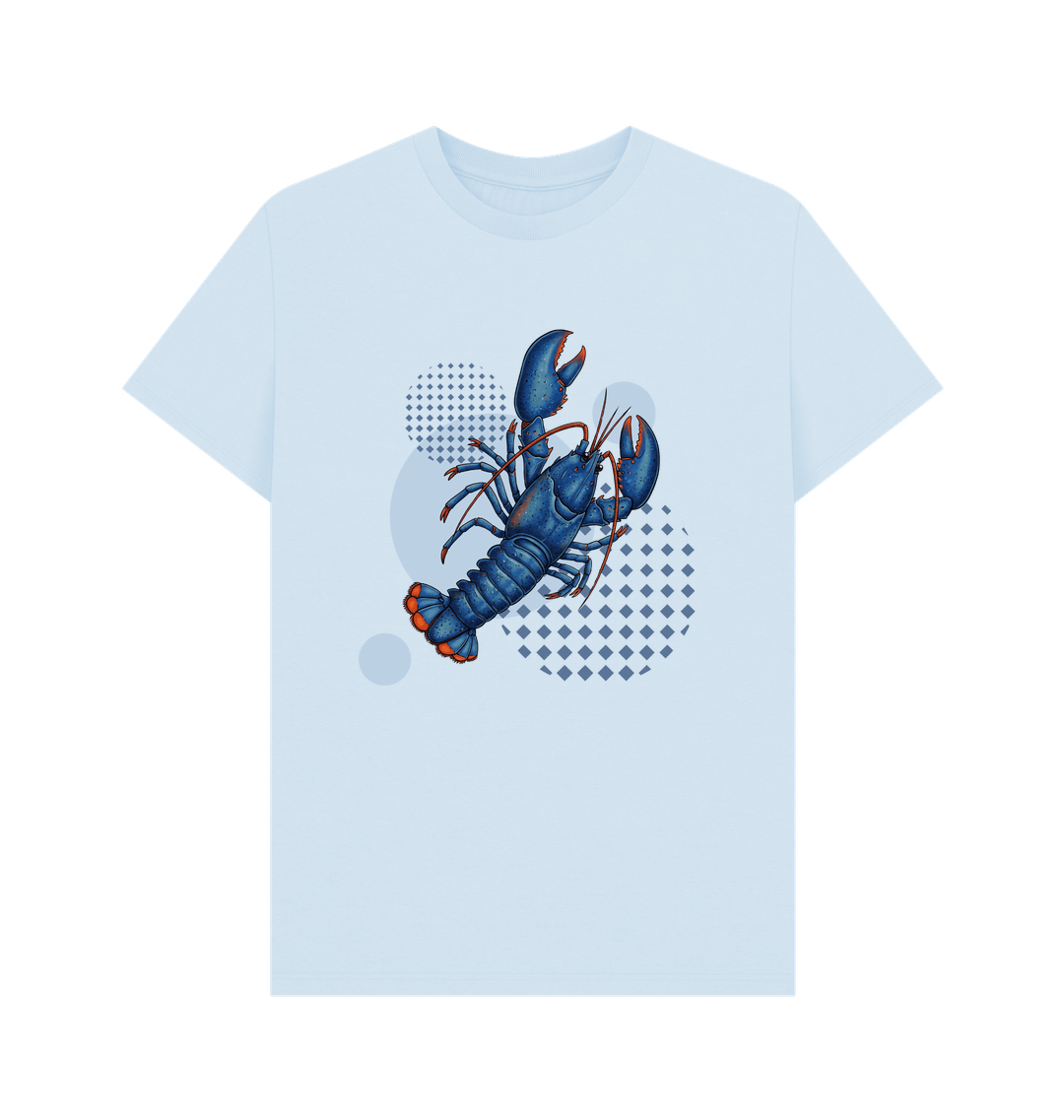 Sky Blue Printed T-shirt