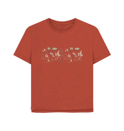 Field of Dreams Women's Relax Fit Organic T shirt - Loom & Sprout