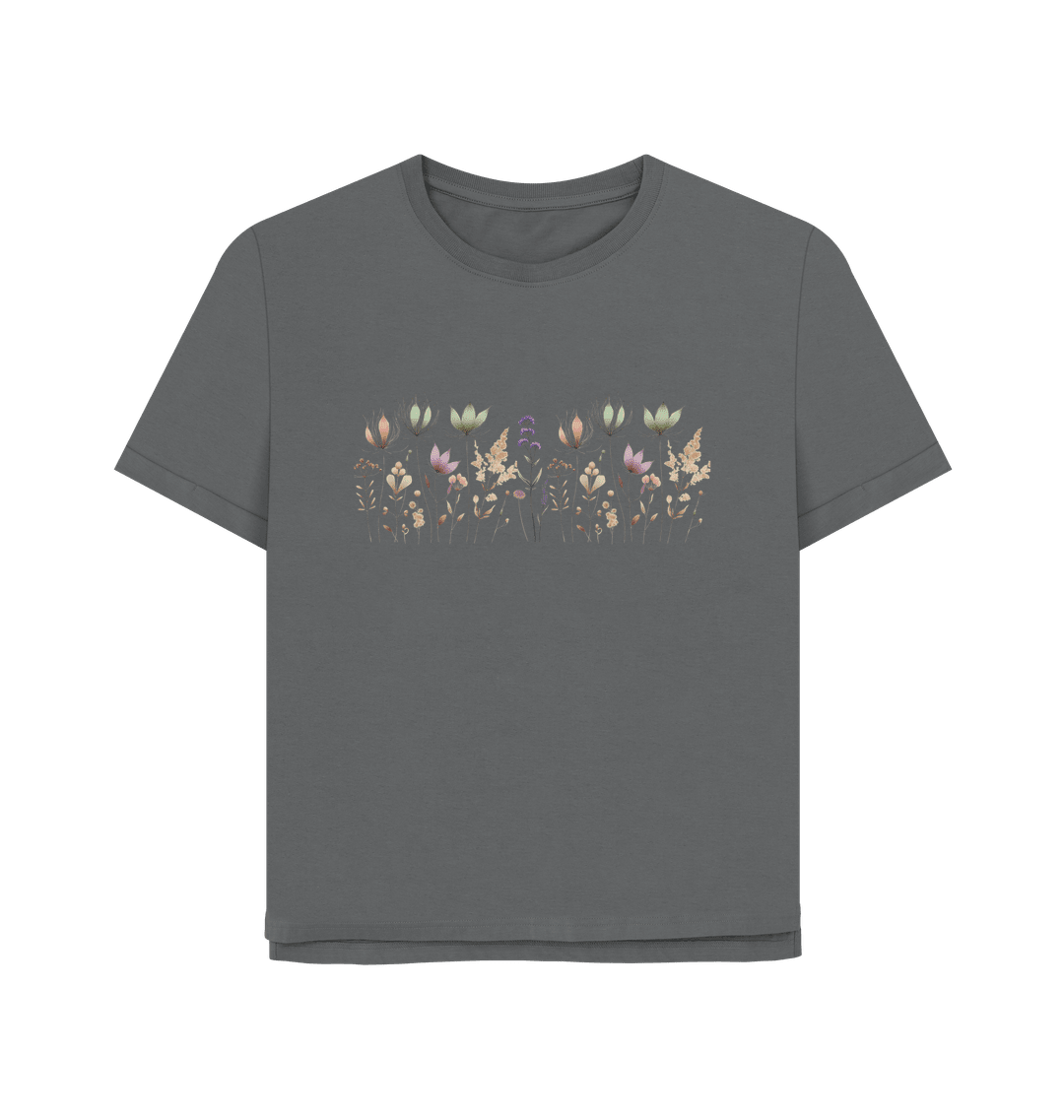 Field of Dreams Women's Relax Fit Organic T shirt - Loom & Sprout