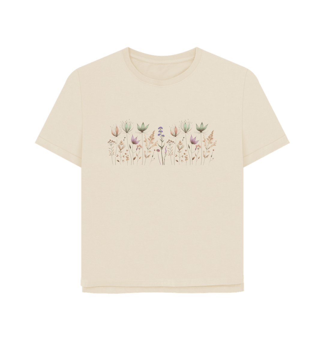Field of Dreams Women's Relax Fit Organic T shirt - Loom & Sprout