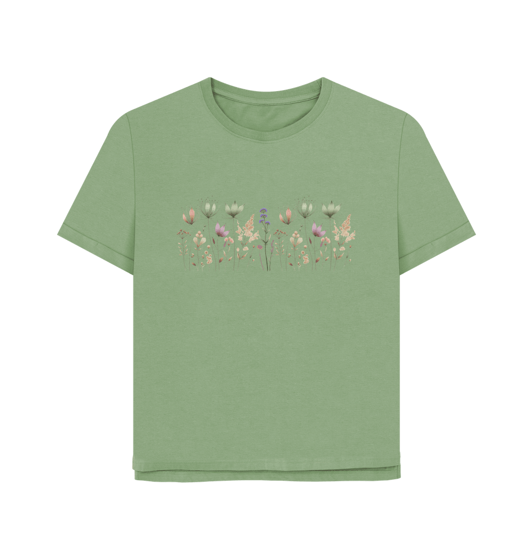 Field of Dreams Women's Relax Fit Organic T shirt - Loom & Sprout
