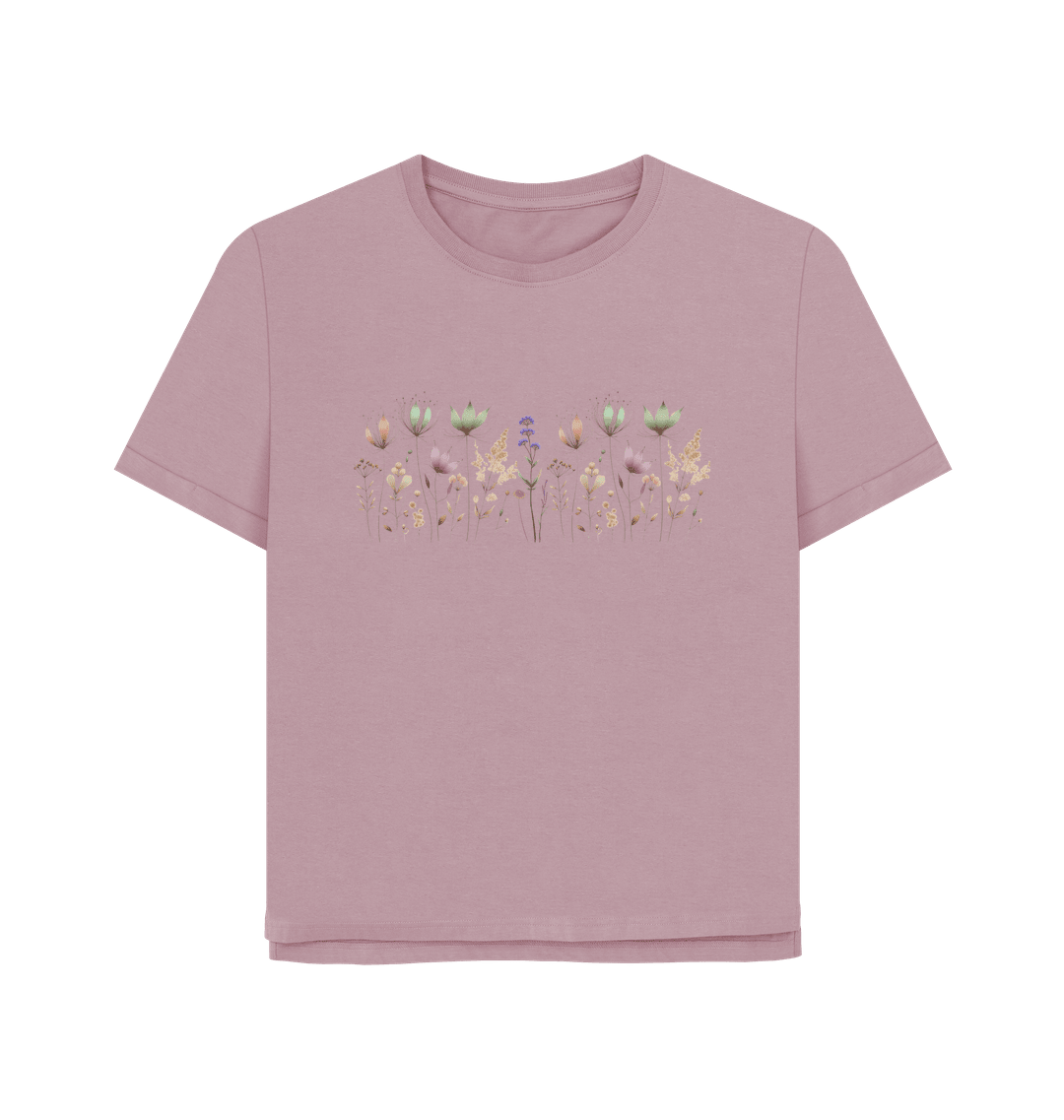 Field of Dreams Women's Relax Fit Organic T shirt - Loom & Sprout