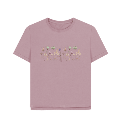 Field of Dreams Women's Relax Fit Organic T shirt - Loom & Sprout