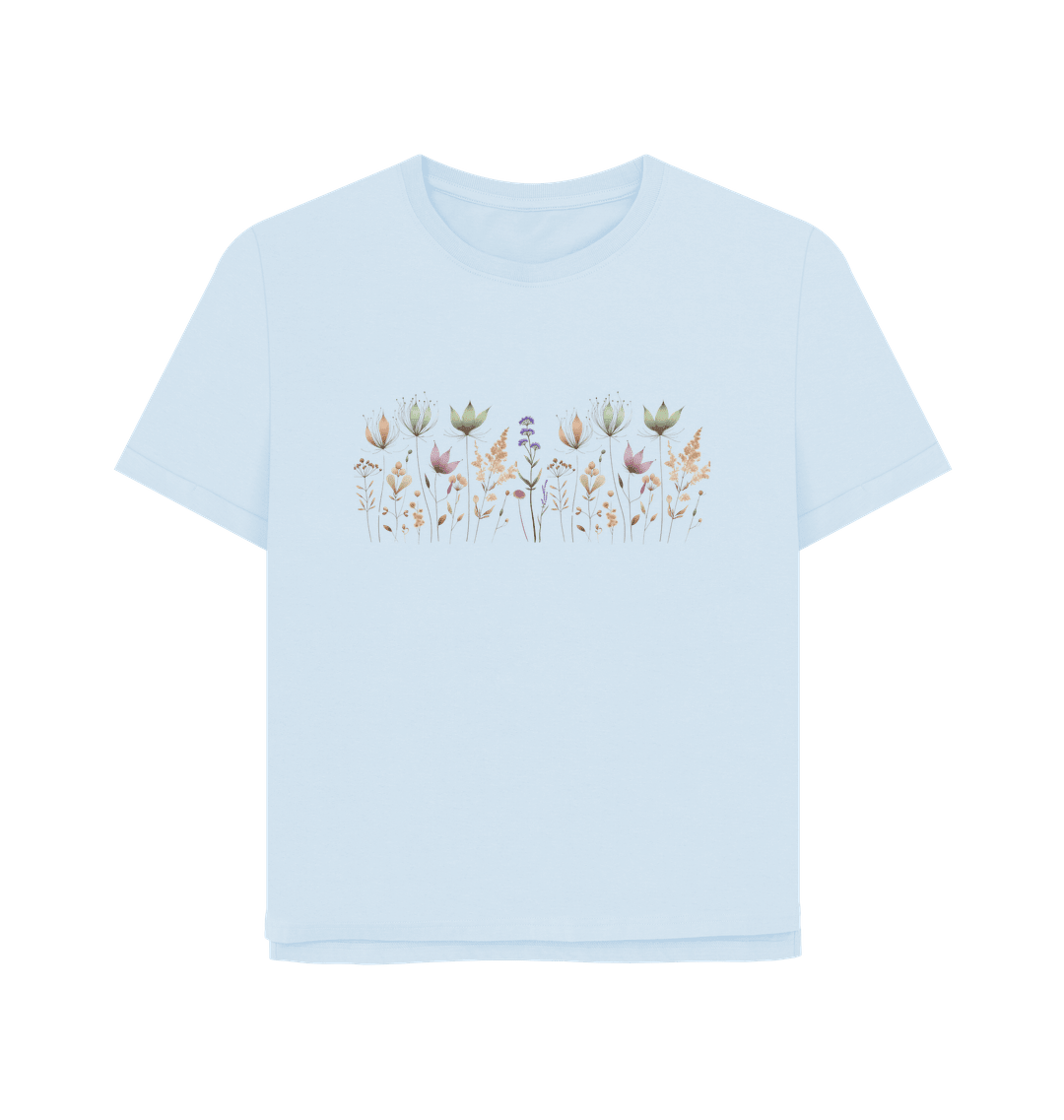Field of Dreams Women's Relax Fit Organic T shirt - Loom & Sprout