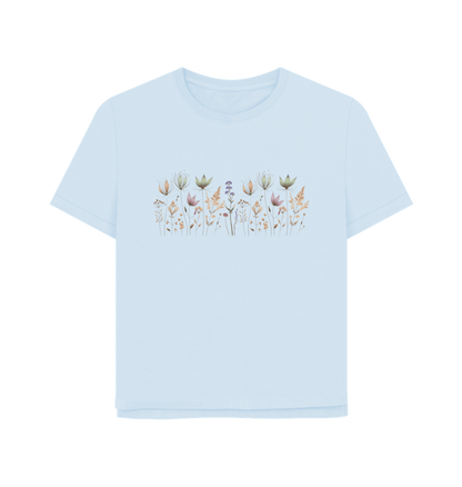 Field of Dreams Women's Relax Fit Organic T shirt - Loom & Sprout