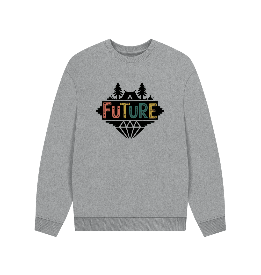 Future Men's Oversized Organic Sweatshirt - Loom & Sprout