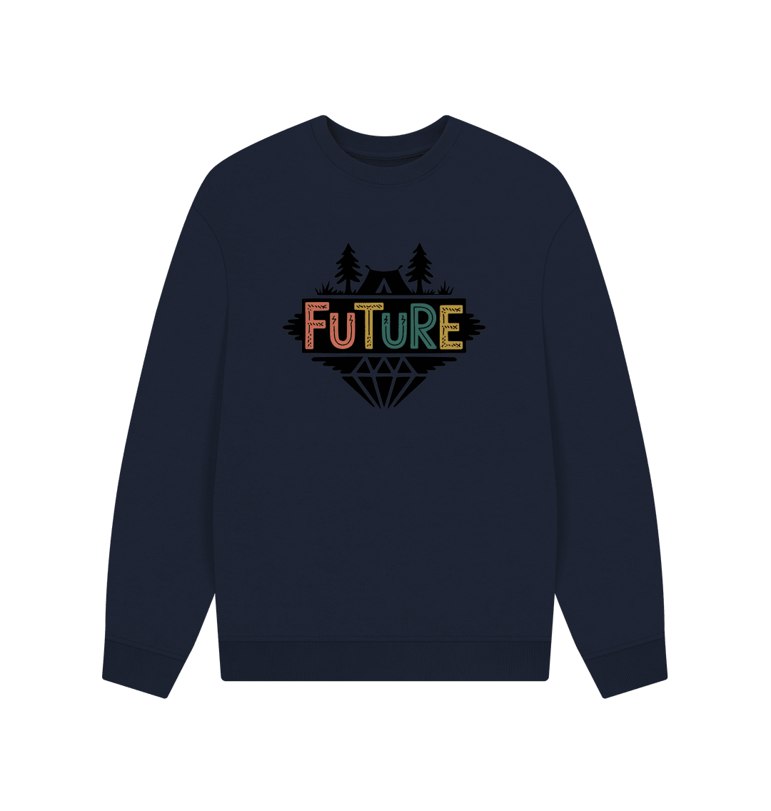 Future Men's Oversized Organic Sweatshirt - Loom & Sprout