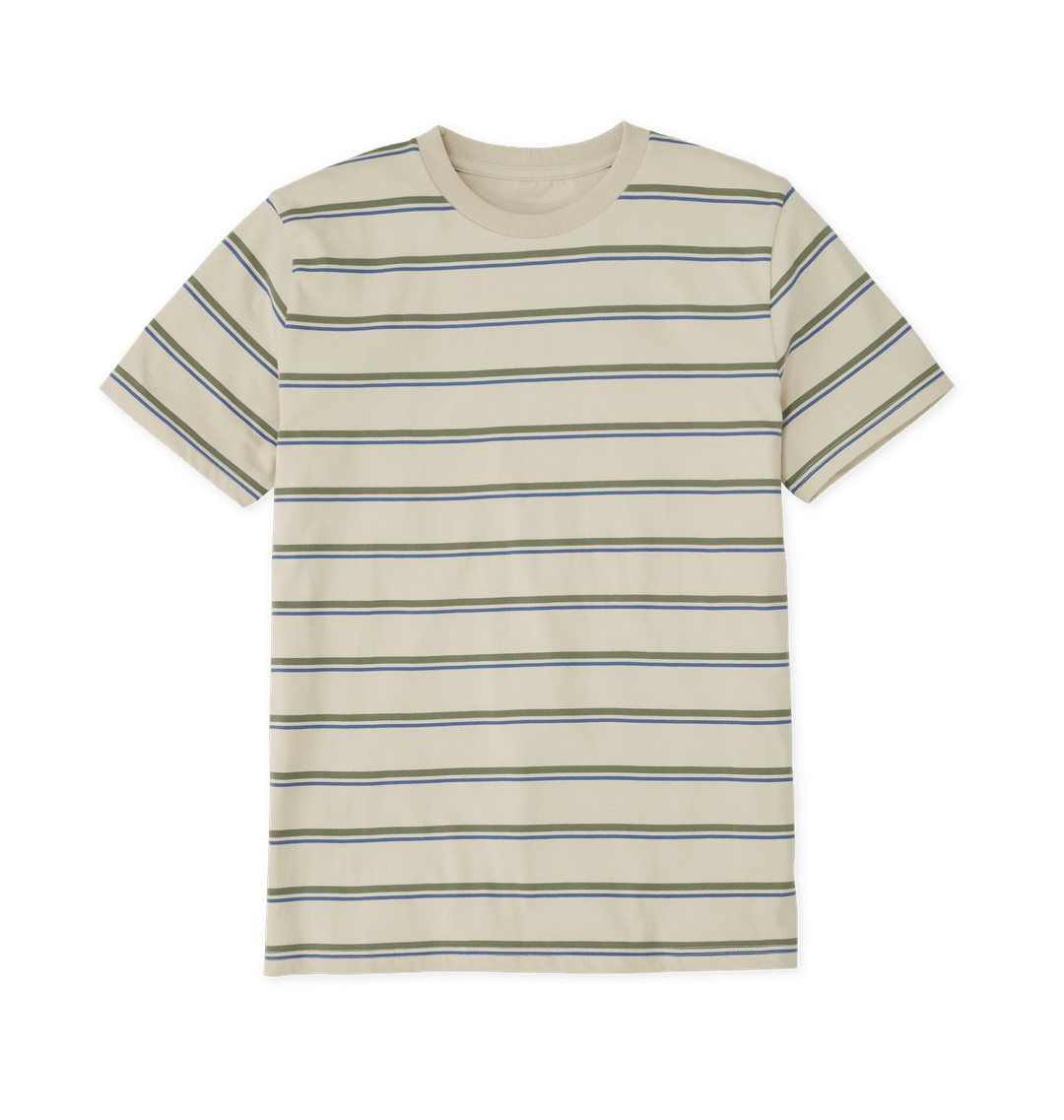 Oat & Solent Stripes Printed Premium T-Shirt
