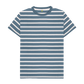 Blue Stripes Printed Premium T-Shirt