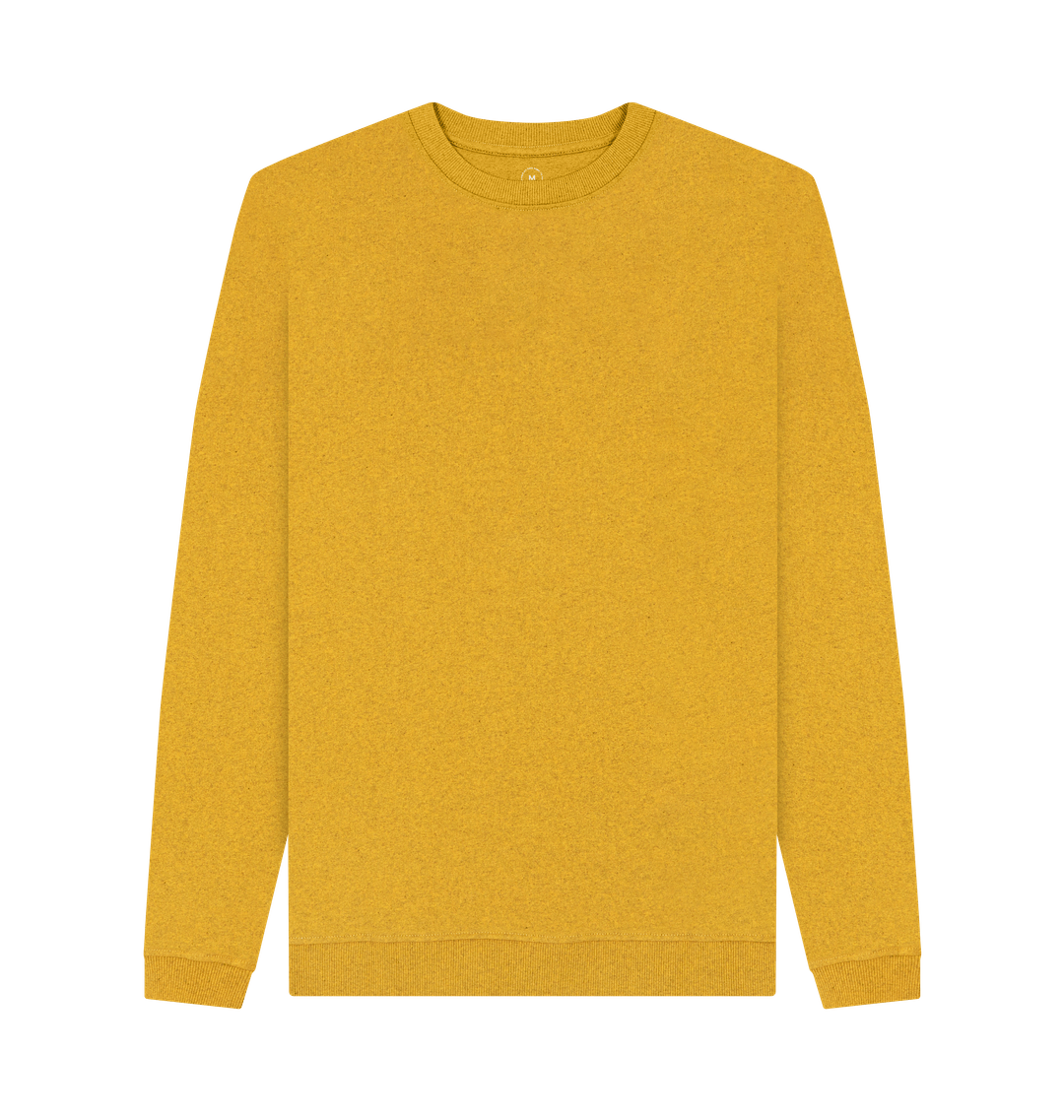 Sunflower Yellow Men's ReSprout Organic Jumpers