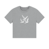 Gliding Gulls Women's Boxy Fit Organic T-Shirt - Athletic Grey