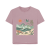 Golden Horizon Women's Relaxed Fit Organic T-Shirt - Mauve