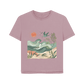 Golden Horizon Women's Relaxed Fit Organic T-Shirt - Loom & Sprout