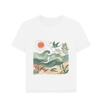 Golden Horizon Women's Relaxed Fit Organic T-Shirt - Loom & Sprout