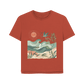 Golden Horizon Women's Relaxed Fit Organic T-Shirt - Loom & Sprout