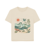 Golden Horizon Women's Relaxed Fit Organic T-Shirt - Loom & Sprout