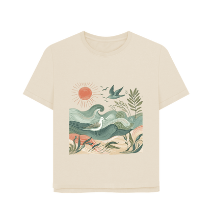 Golden Horizon Women's Relaxed Fit Organic T-Shirt - Loom & Sprout