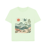 Golden Horizon Women's Relaxed Fit Organic T-Shirt - Loom & Sprout