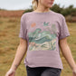 Golden Horizon Women's Relaxed Fit Organic T-Shirt - Loom & Sprout