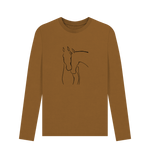 Graceful Horses Men's Long Sleeve T-Shirts - Loom & Sprout