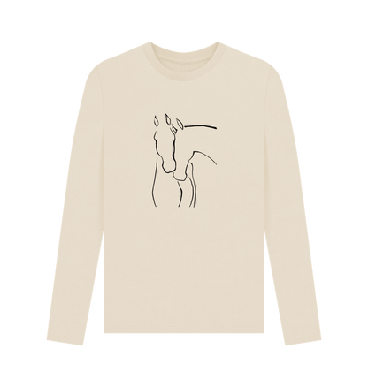 Graceful Horses Men's Long Sleeve T-Shirts - Loom & Sprout