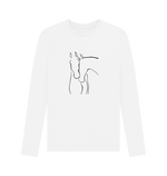 Graceful Horses Men's Long Sleeve T-Shirts - Loom & Sprout