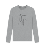 Graceful Horses Men's Long Sleeve T-Shirts - Loom & Sprout
