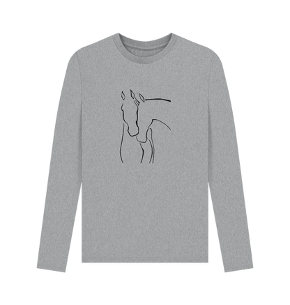 Graceful Horses Men's Long Sleeve T-Shirts - Loom & Sprout
