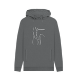 Graceful Horses Men's Pullover Organic Hoodie - Loom & Sprout