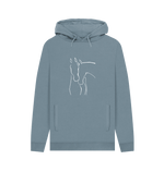 Graceful Horses Men's Pullover Organic Hoodie - Loom & Sprout