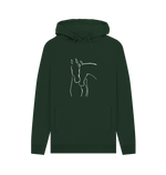 Graceful Horses Men's Pullover Organic Hoodie - Loom & Sprout