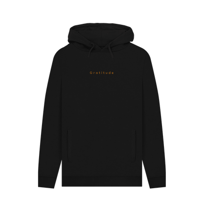Gratitude Men's Pullover Organic Hoodie - Loom & Sprout