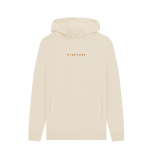 Gratitude Men's Pullover Organic Hoodie - Loom & Sprout