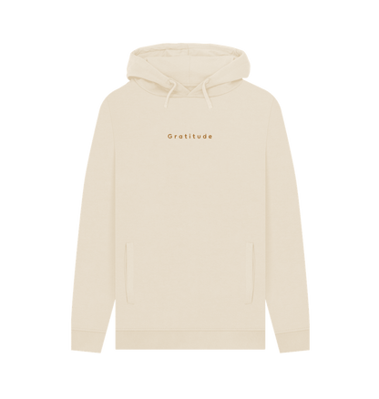 Gratitude Men's Pullover Organic Hoodie - Loom & Sprout
